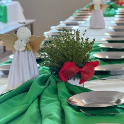 Ceia de Natal no Projeto Bom Menino 2025
