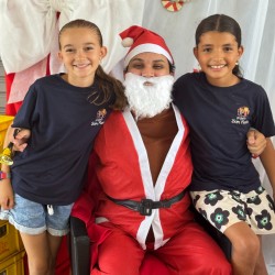 Ceia de Natal no Projeto Bom Menino 2025