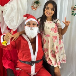 Ceia de Natal no Projeto Bom Menino 2025