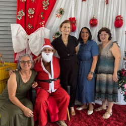 Ceia de Natal no Projeto Bom Menino 2025