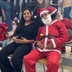 Ceia de Natal no Projeto Bom Menino 2025