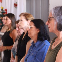 Ceia de Natal no Projeto Bom Menino 2025