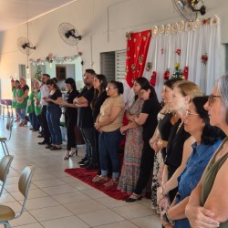Ceia de Natal no Projeto Bom Menino 2025