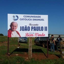 Obras no Recanto João Paulo II 